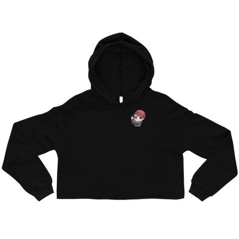 Animoji Crop Hoodie Women's